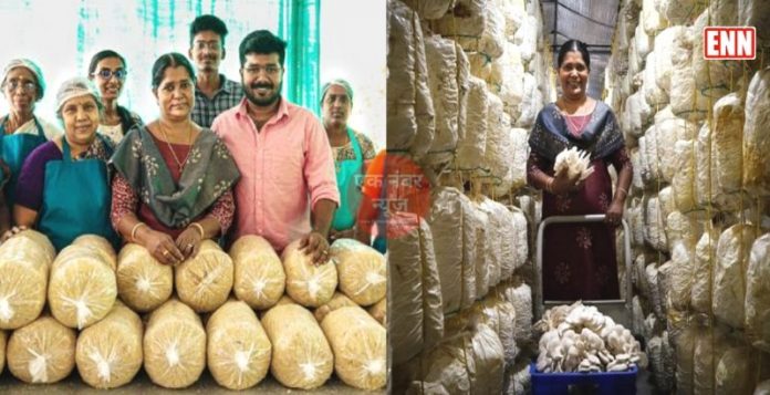 Jithu Thomas Mushroom farming