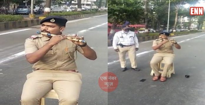 Policeman Bansuri Skills Video