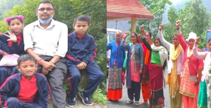 Teacher Surendra Singh Karki