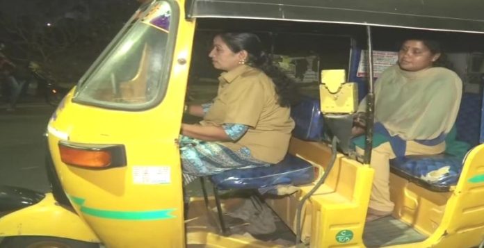 Raji Ashok autorickshaw driver